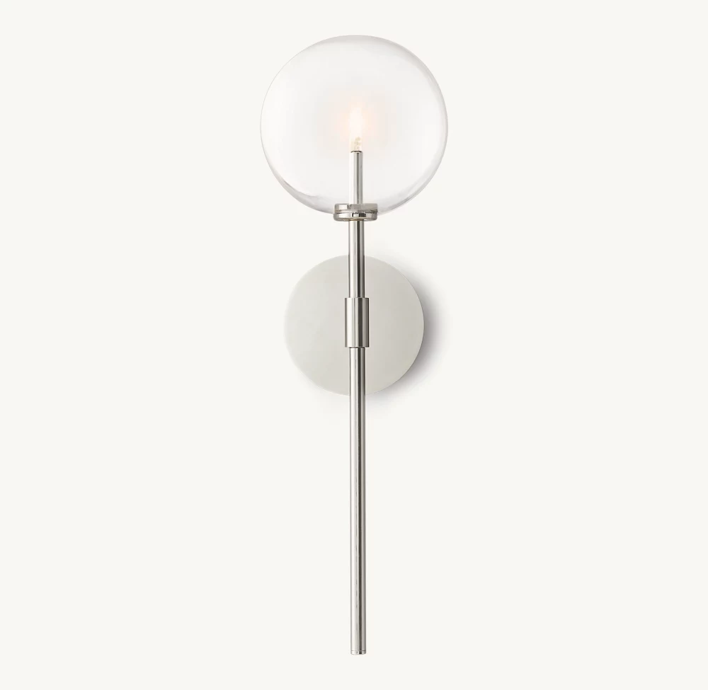 GLASS GLOBE SCONCE - Image 2