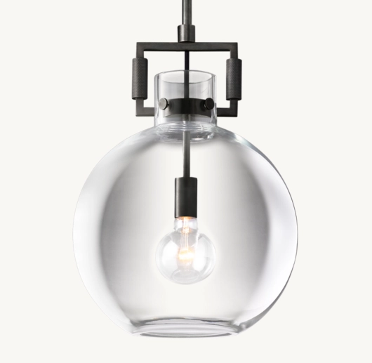 MACHINIST GLASS GLOBE PENDANT