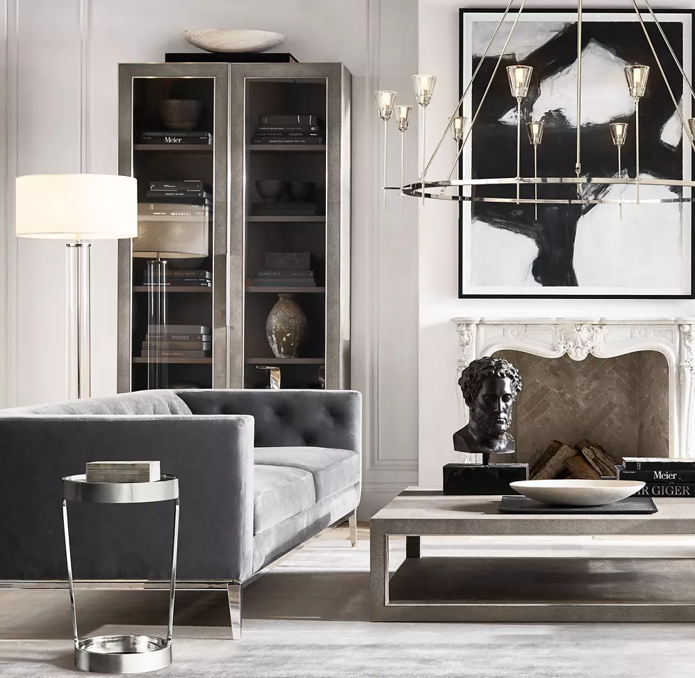 TORCHE DE VERRE ROUND CHANDELIER 46