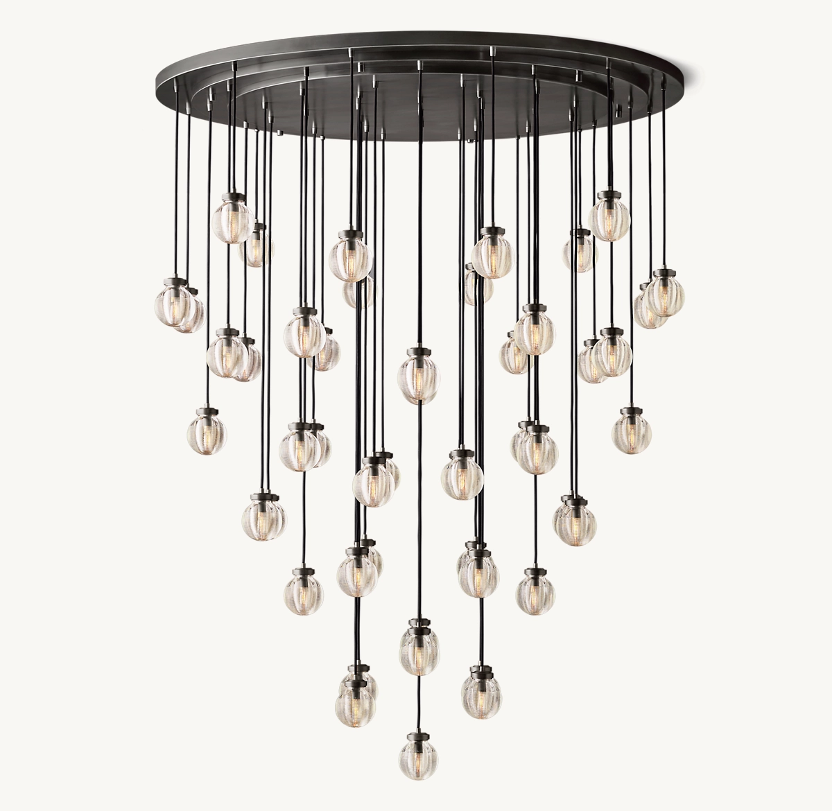 PEARL ROUND CHANDELIER 60