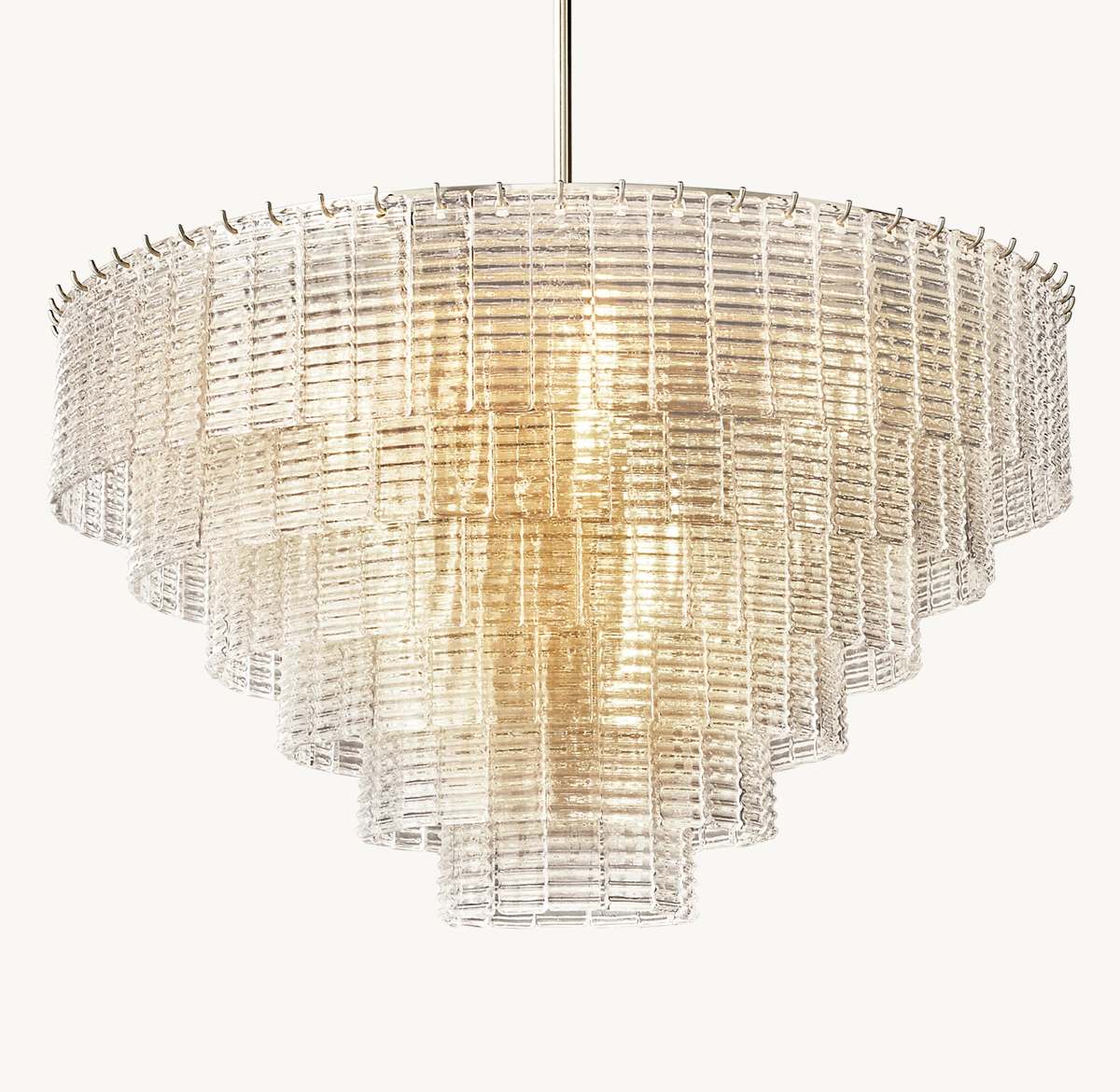SIRENE CLEAR GLASS ROUND CHANDELIER 41