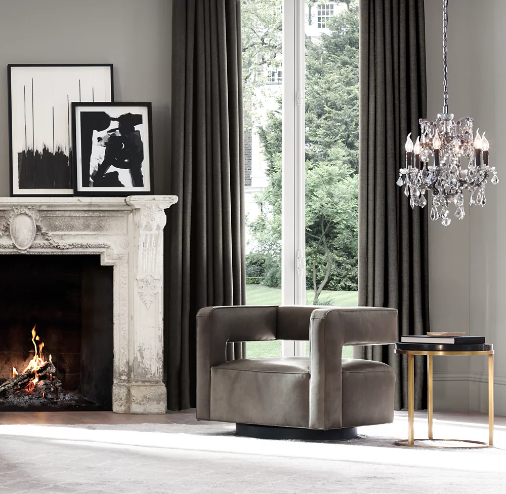 19TH C. ROCOCO IRON & CRYSTAL ROUND CHANDELIER 28