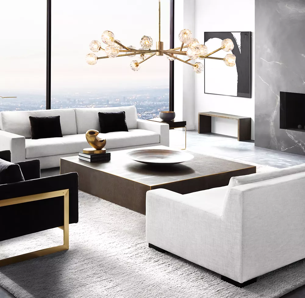 BOULE DE CRISTAL CLEAR GLASS ROUND CHANDELIER 60