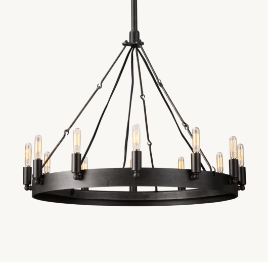 CAMINO VINTAGE FILAMENT ROUND CHANDELIER 26
