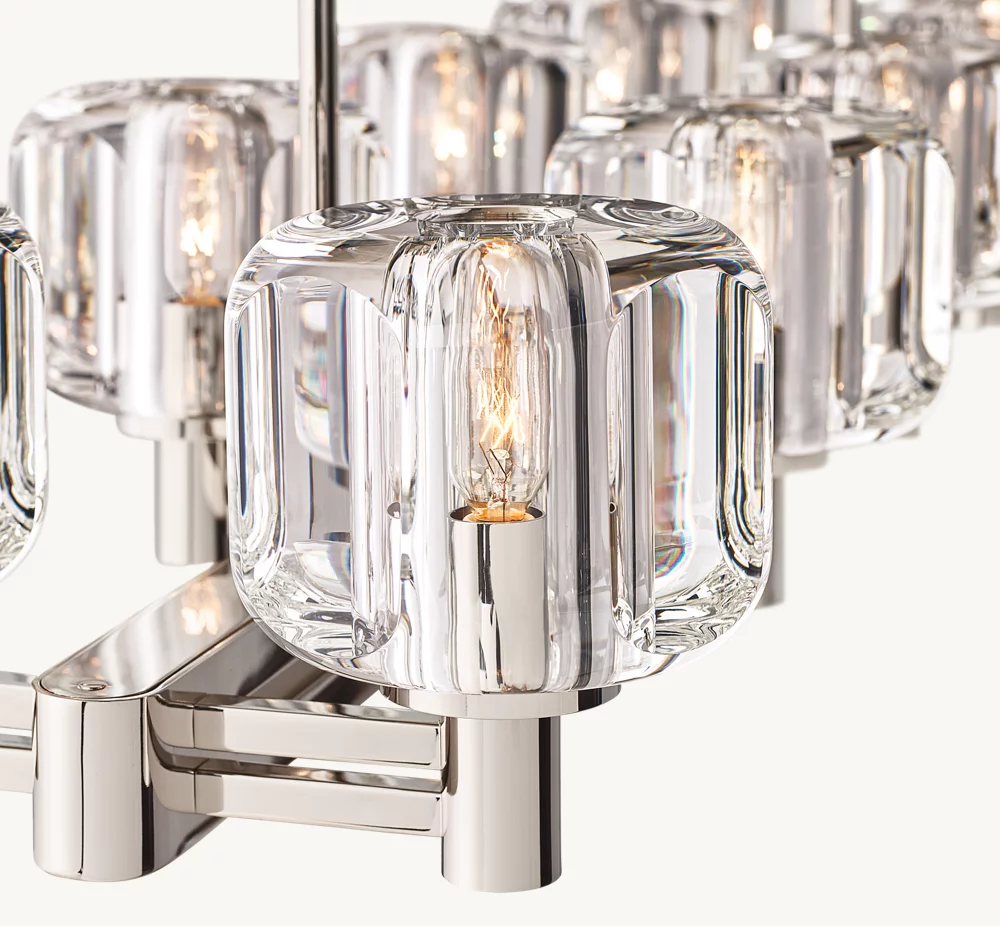 DEMARET DOUBLE LINEAR CHANDELIER 54