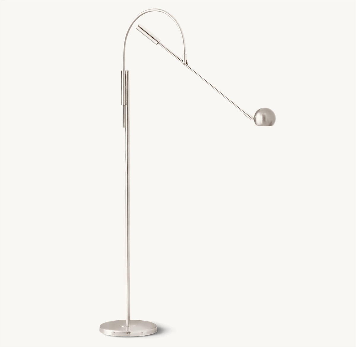 ORBITER II™ TASK FLOOR LAMP - Polished Nickel