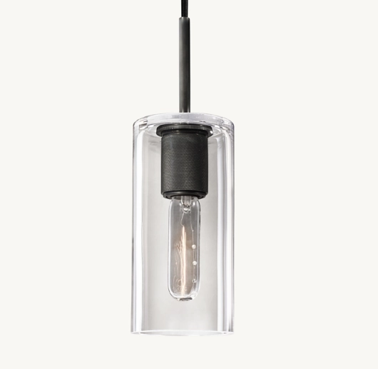 UTILITAIRE CYLINDER SHADE PENDANT