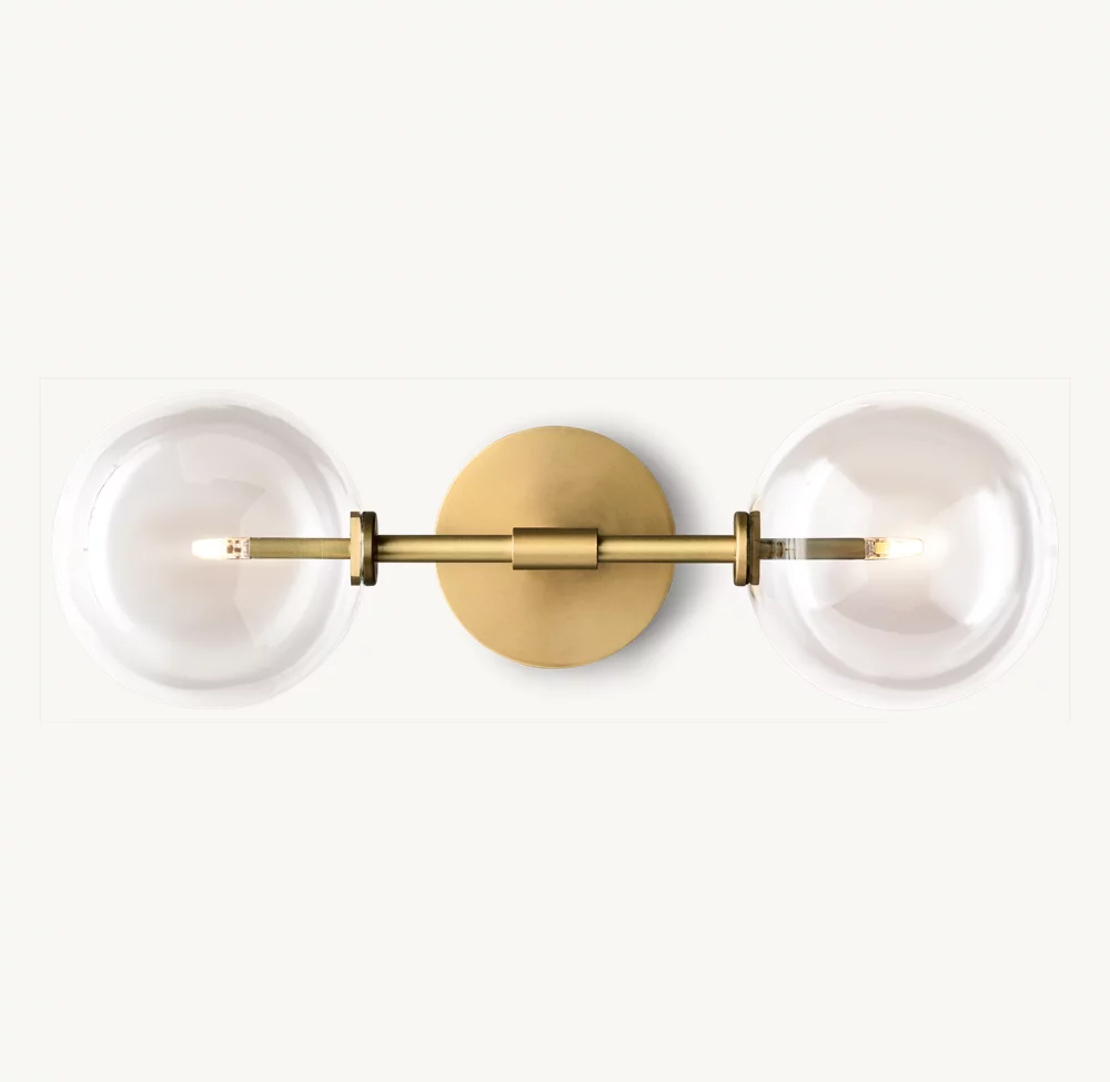 GLASS GLOBE LINEAR SCONCE - Image 4
