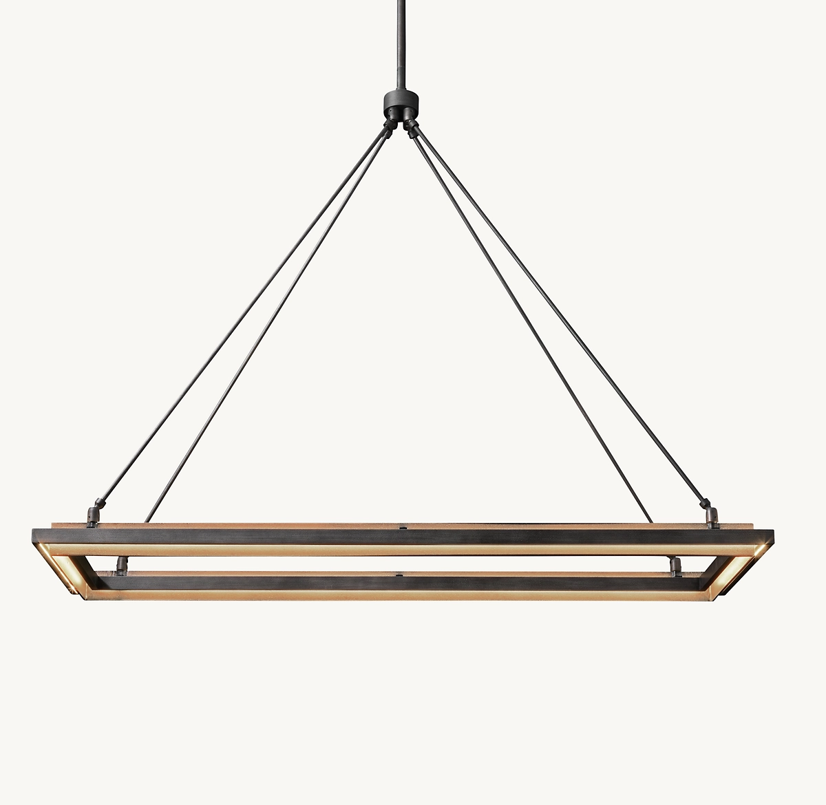 PERALTA RECTANGULAR CHANDELIER 48