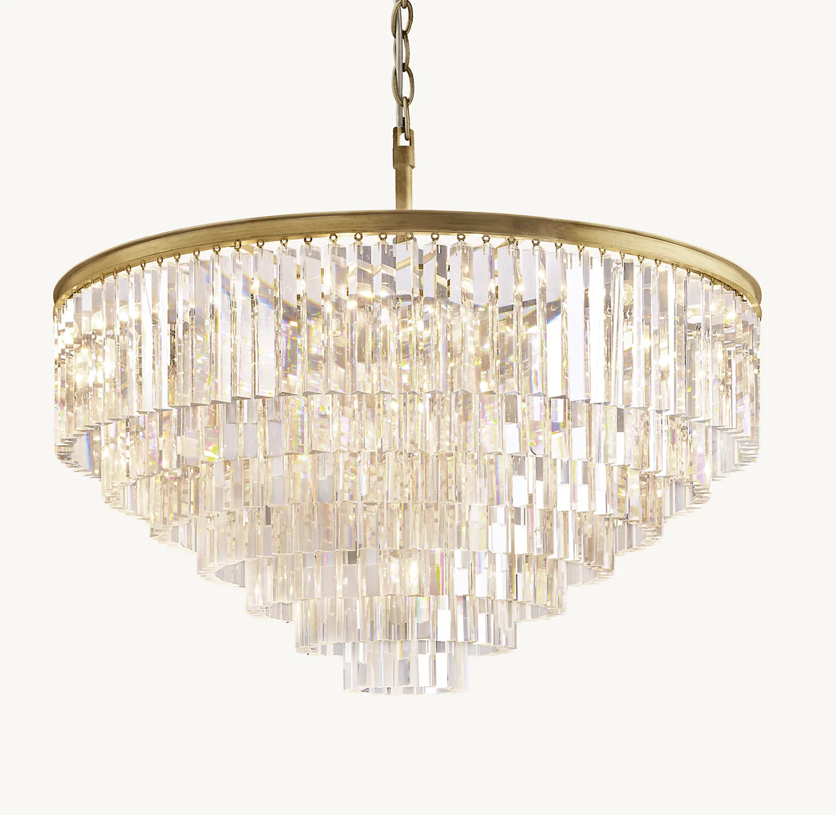 1920S ODEON ROUND CHANDELIER 44