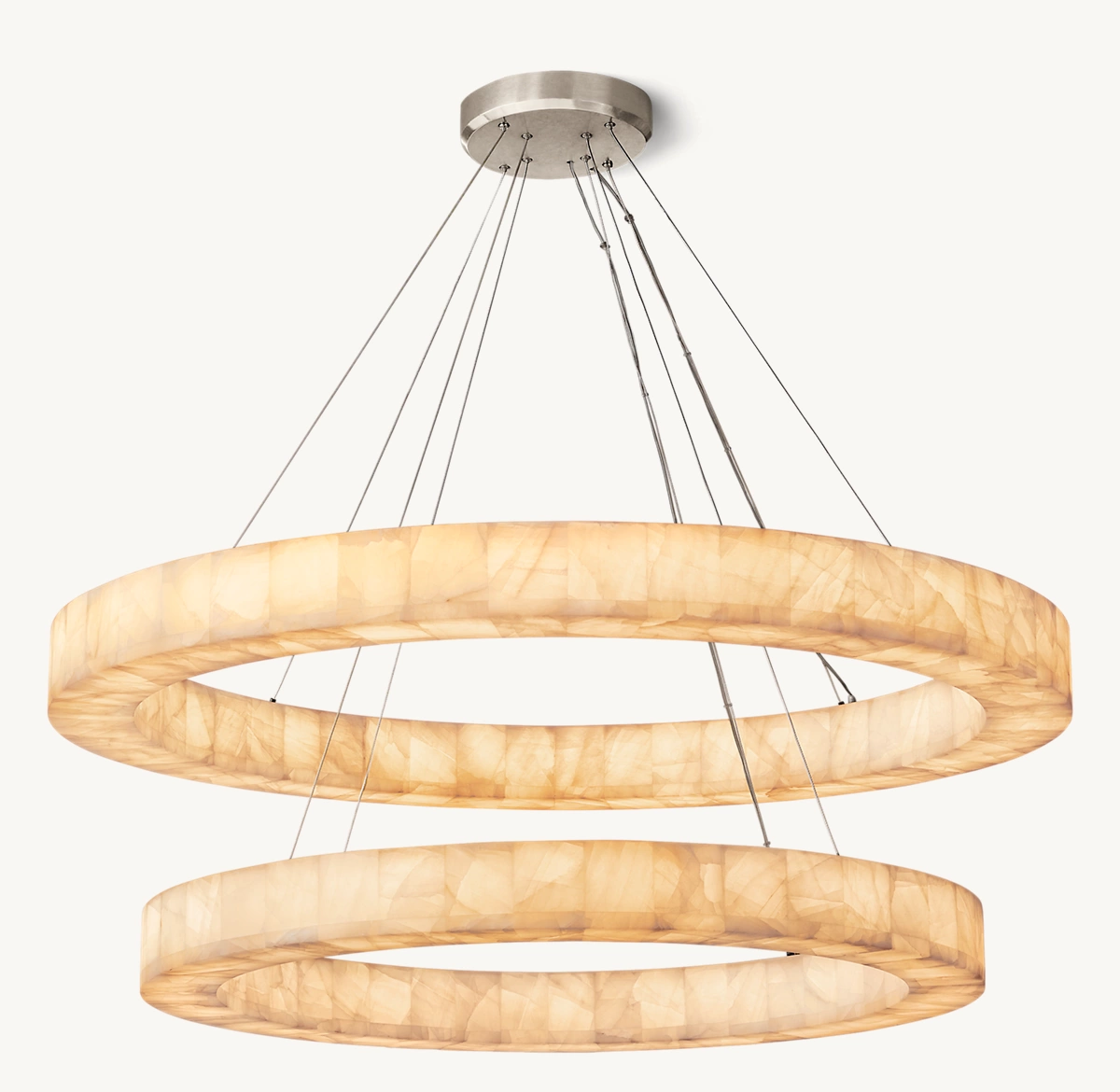 RIVAGE TWO-TIER ROUND CHANDELIER 60