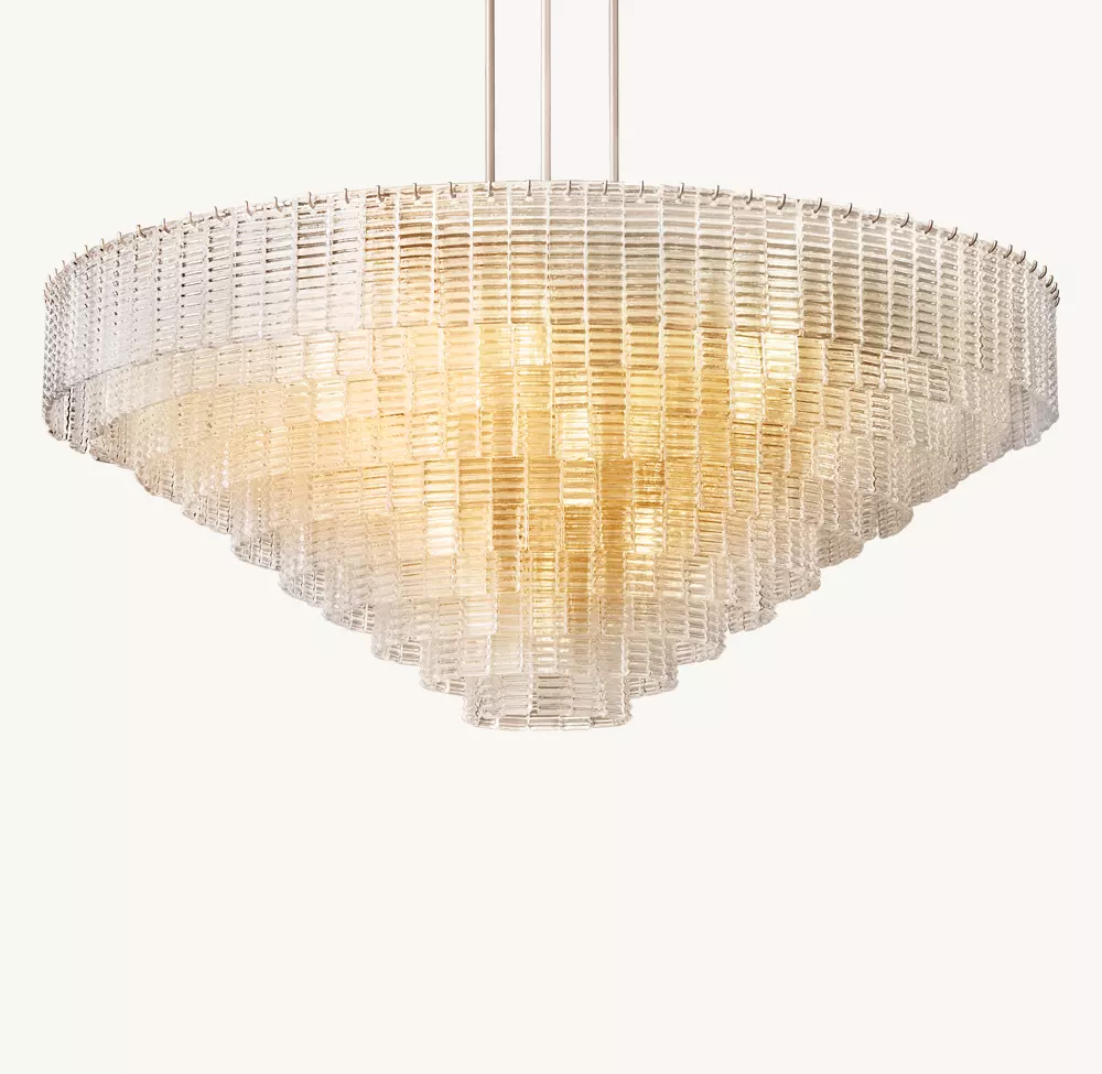 SIRENE CLEAR GLASS ROUND CHANDELIER 65