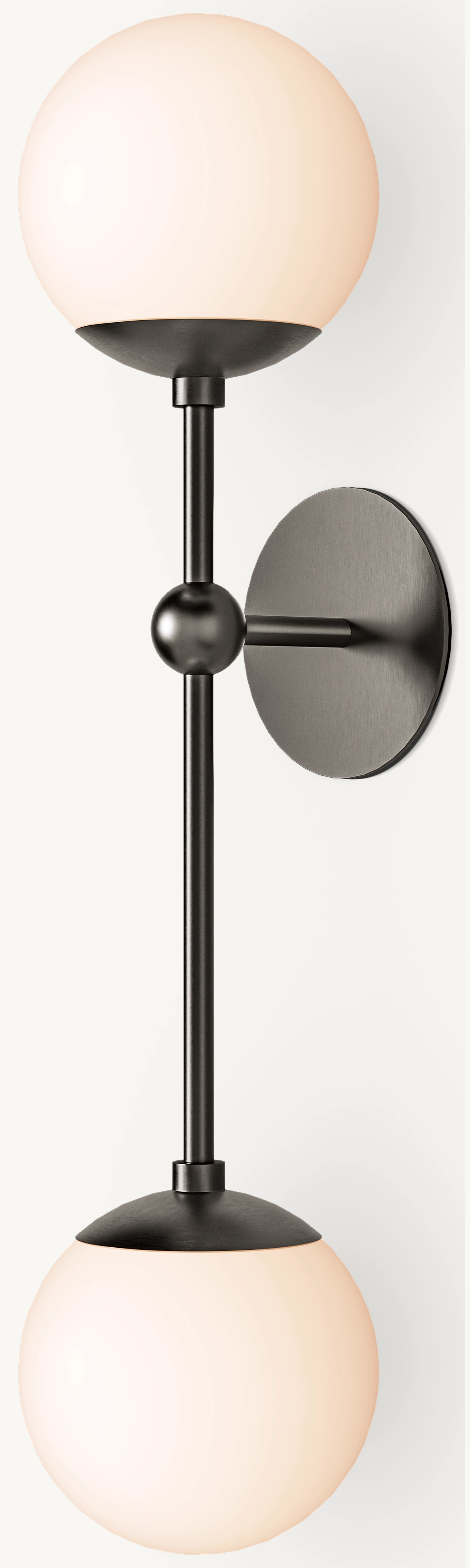 CIRQUE DOUBLE SCONCE - Black