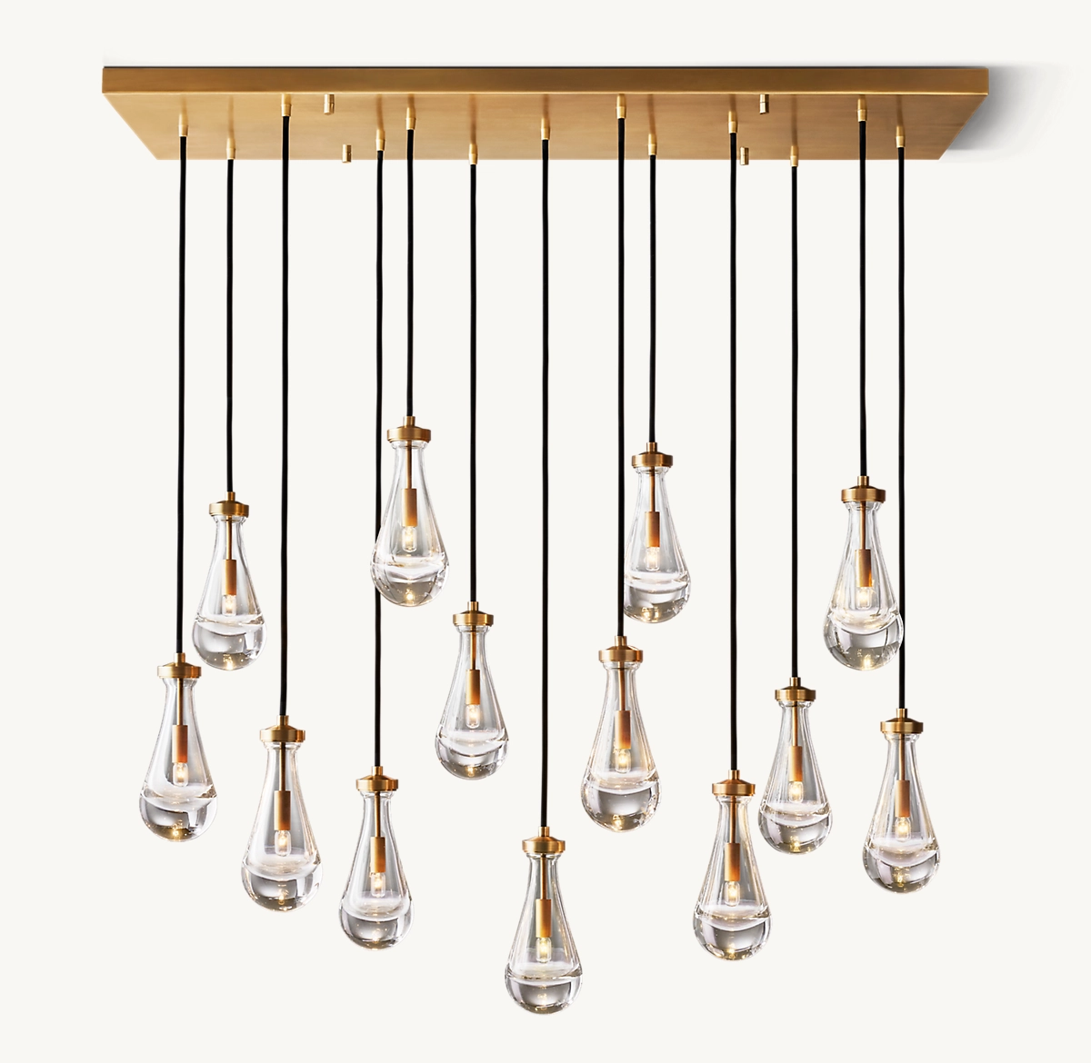RAIN RECTANGULAR CHANDELIER 54