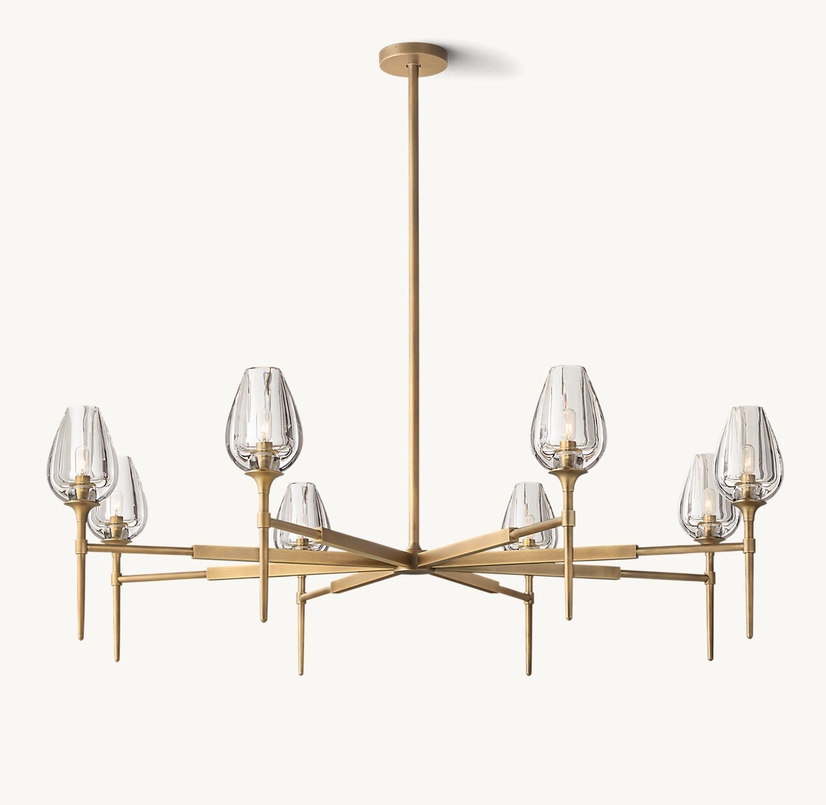 TULIP ROUND CHANDELIER 54