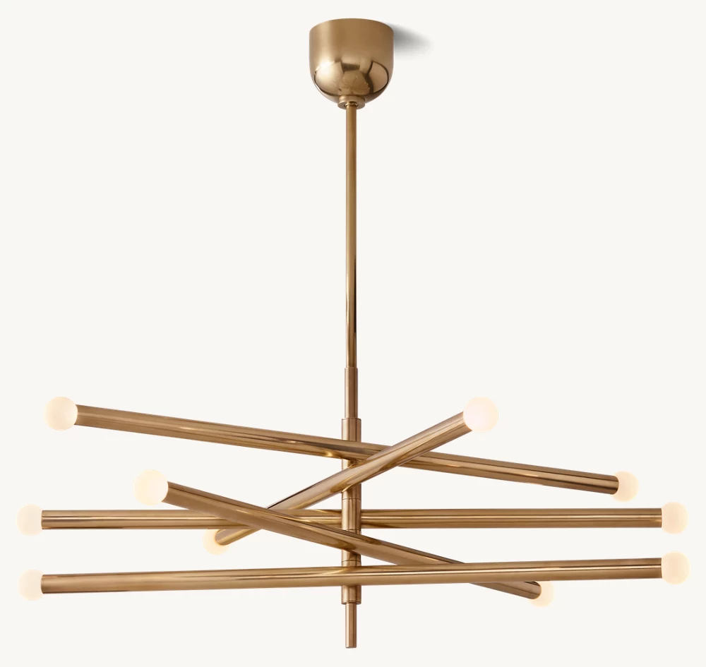 ROUSSEAU 10-LIGHT MOBILE ORB CHANDELIER - Image 1