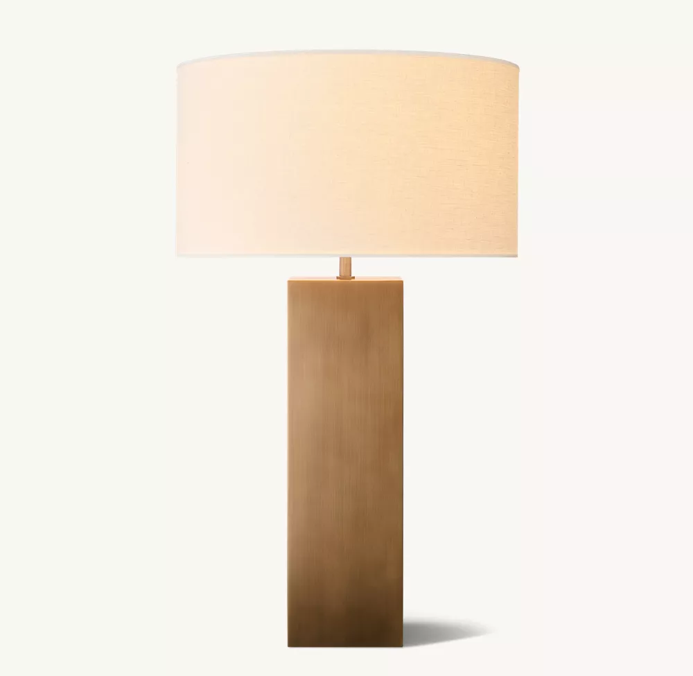 SAREZZO METAL SQUARE TABLE LAMP - Image 1