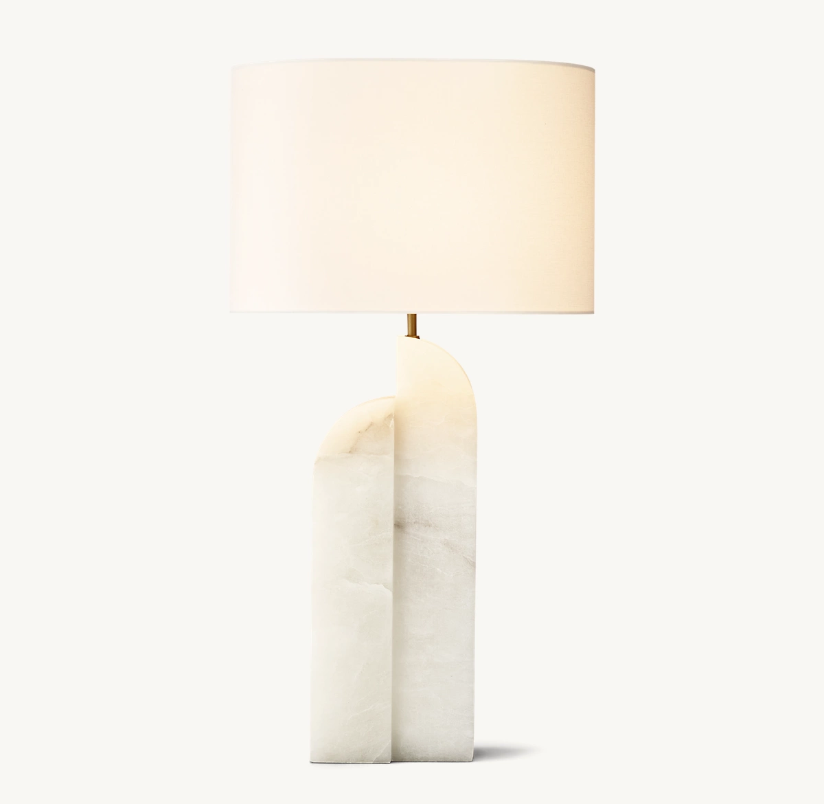 SAVOYE TABLE LAMP - RIGHT - Alabaster