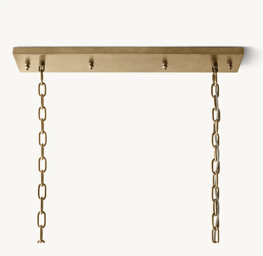 1920S ODEON RECTANGULAR CHANDELIER 40