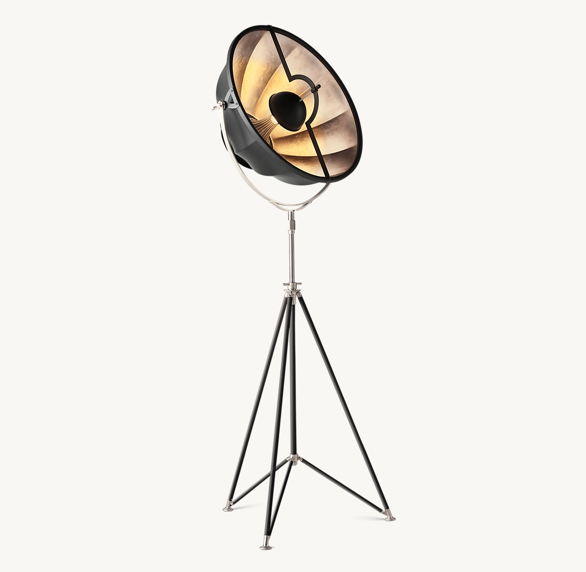 FORTUNY® STUDIO 63 TRIPOD FLOOR LAMP - Black/ Bronze