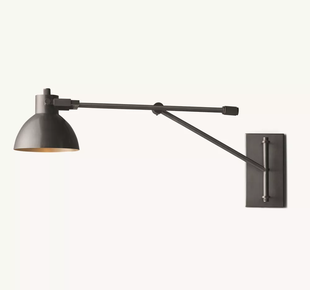 MACHINIST SWING-ARM TASK SCONCE - Image 3