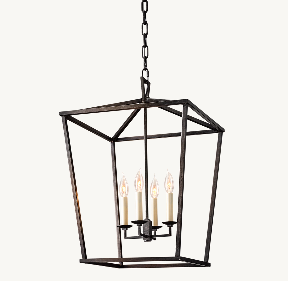 19TH C. ENGLISH OPENWORK PENDANT - Aged Iron