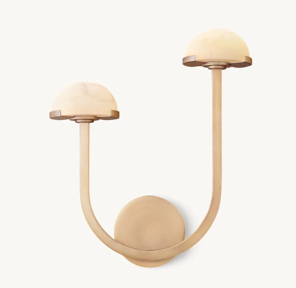 PEDRA DOUBLE SCONCE - LEFT - Image 2