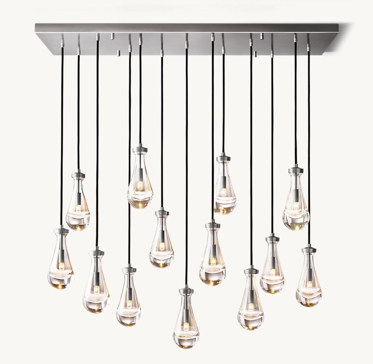 RAIN RECTANGULAR CHANDELIER 54