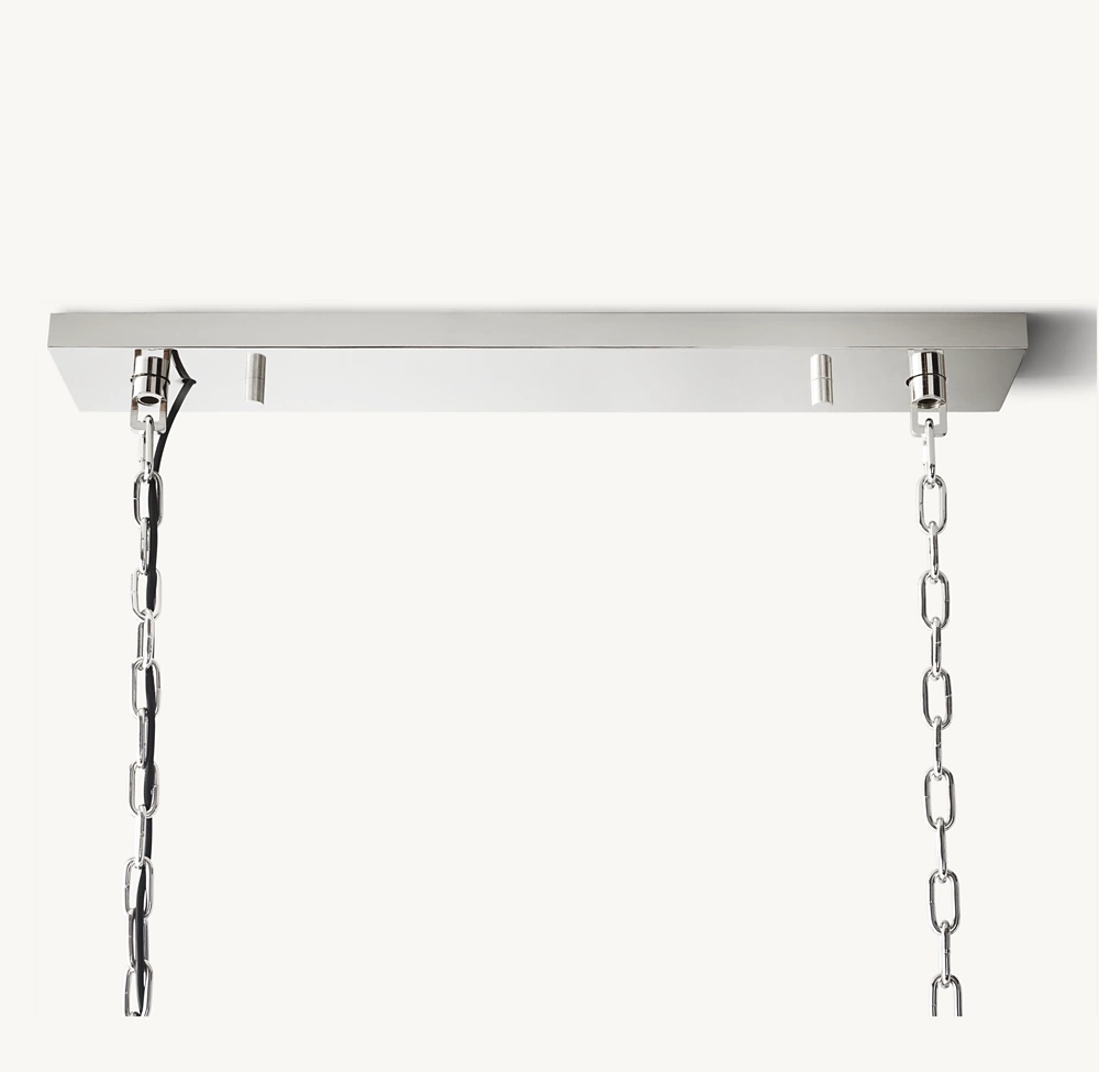 1920S ODEON RECTANGULAR CHANDELIER 72