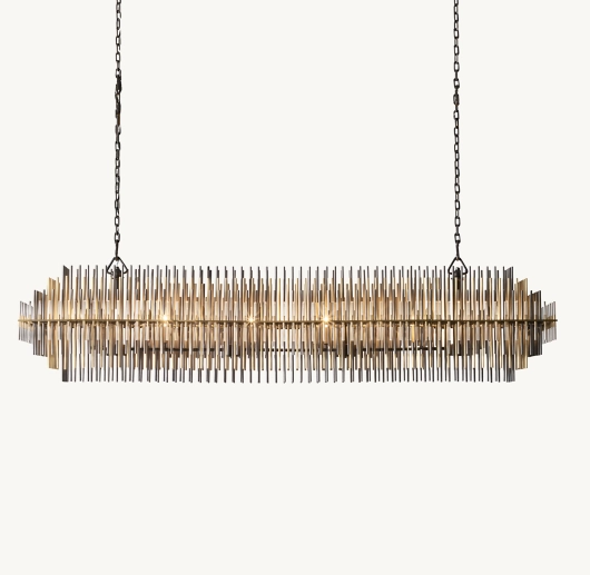 EMILE RECTANGULAR CHANDELIER 54