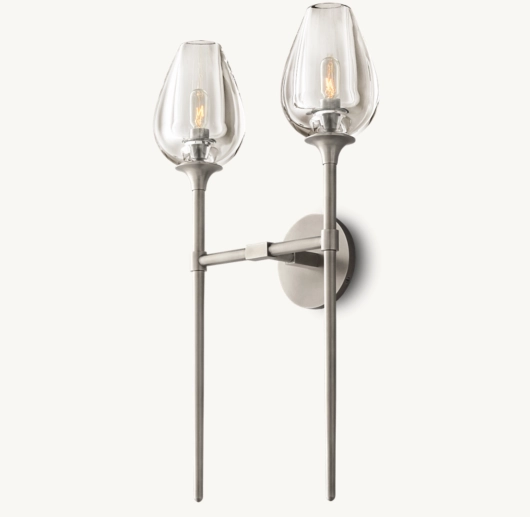 TULIP DOUBLE SCONCE