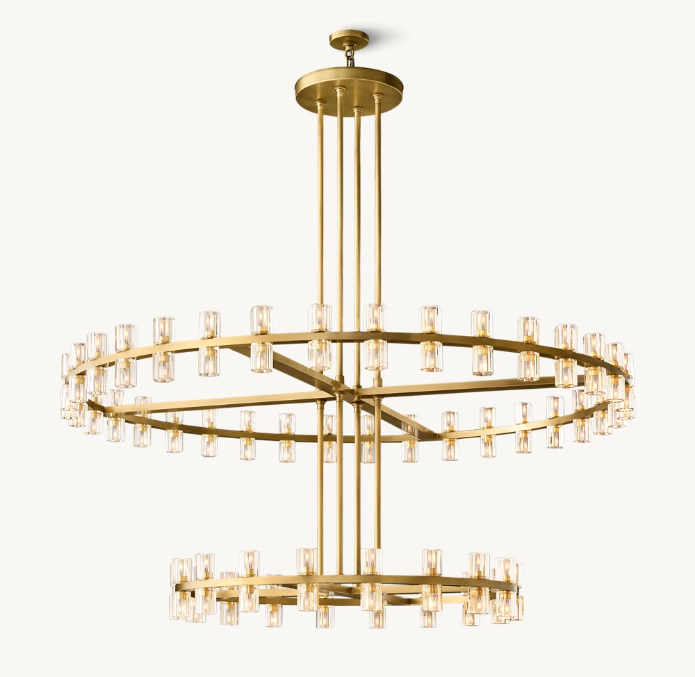 ARCACHON LED ROUND TWO-TIER CHANDELIER 60
