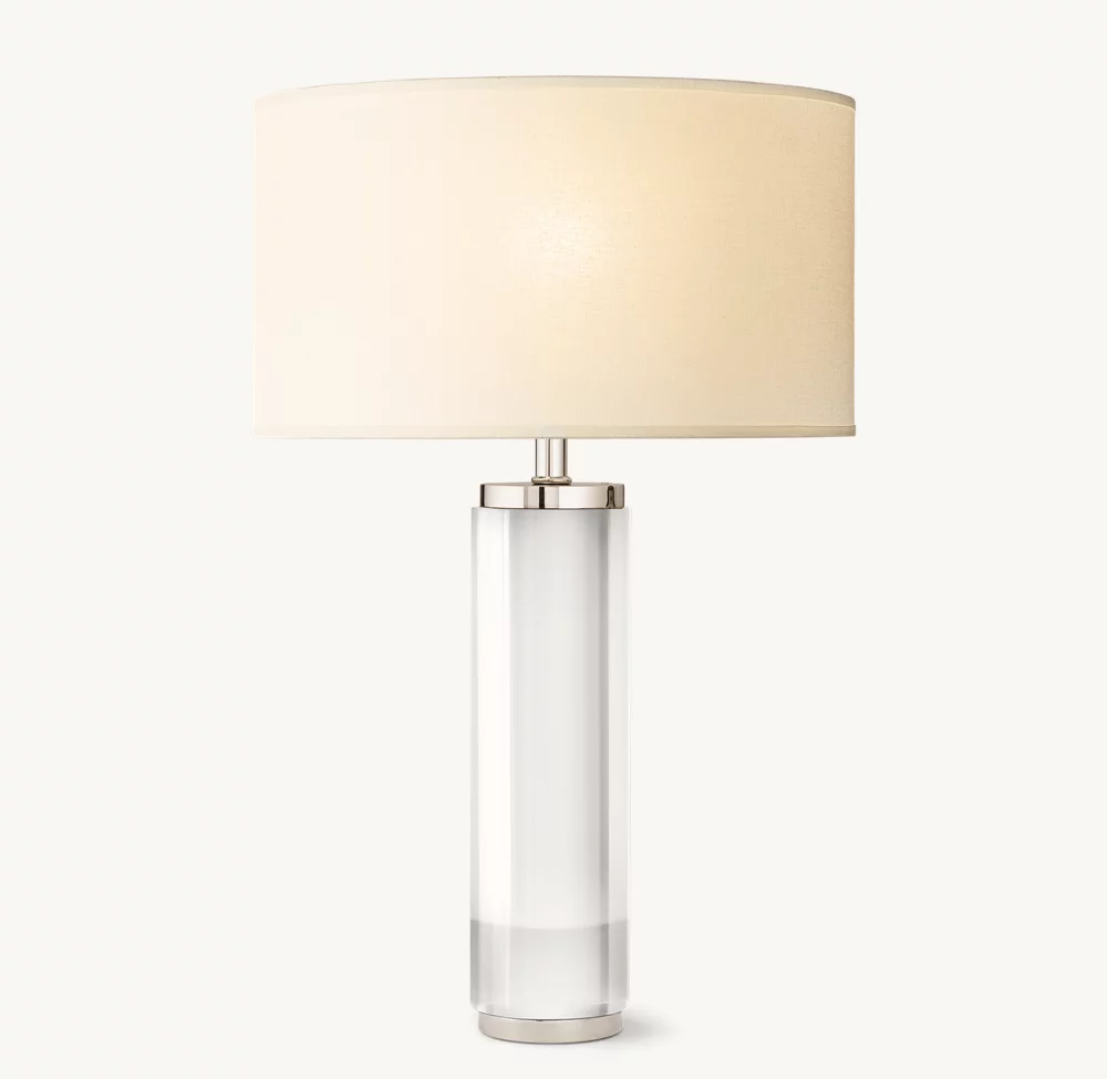 CYLINDRICAL COLUMN CRYSTAL TABLE LAMP - Image 5