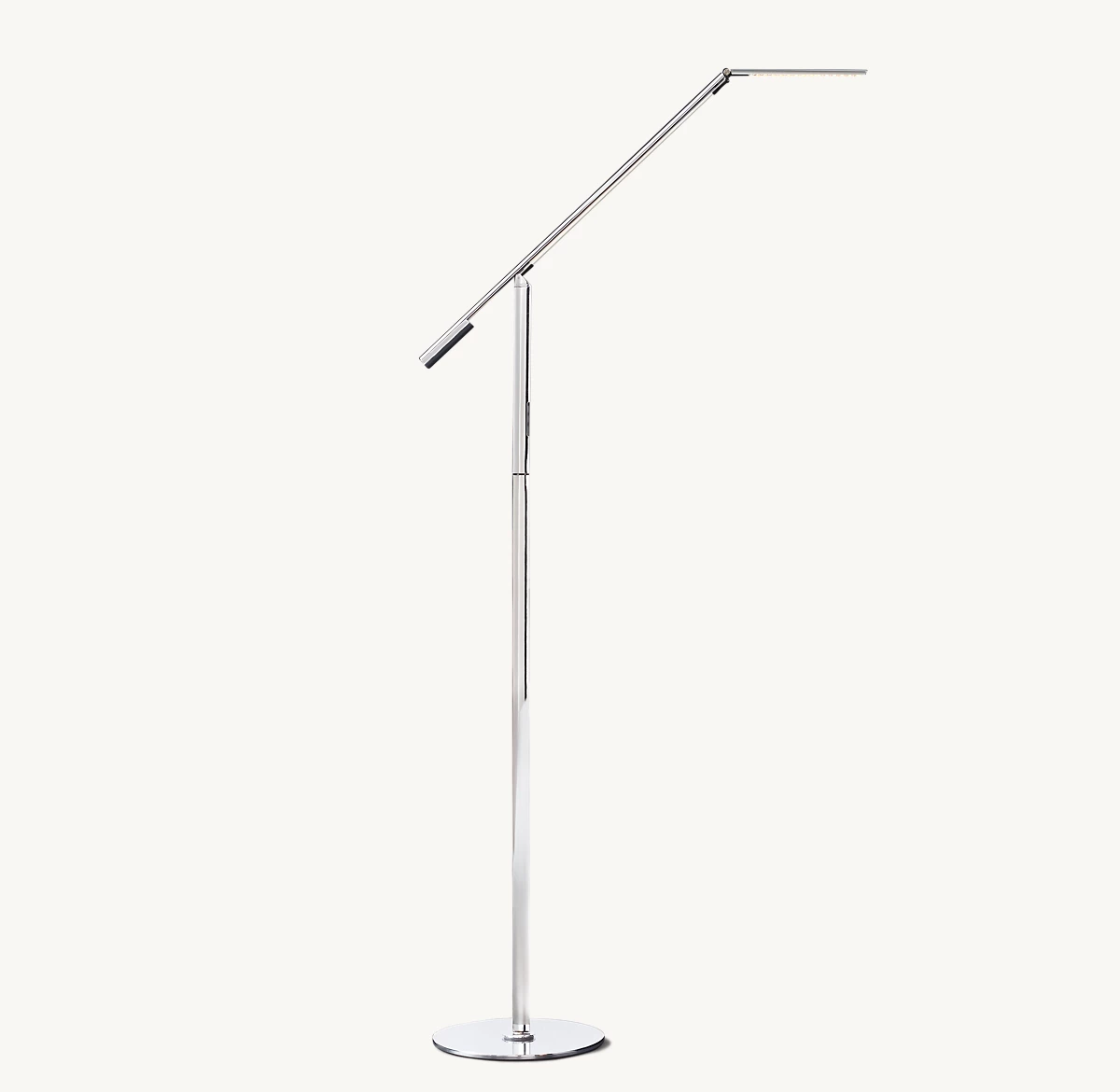 EQUO LED TASK FLOOR LAMP - Polished Chrome