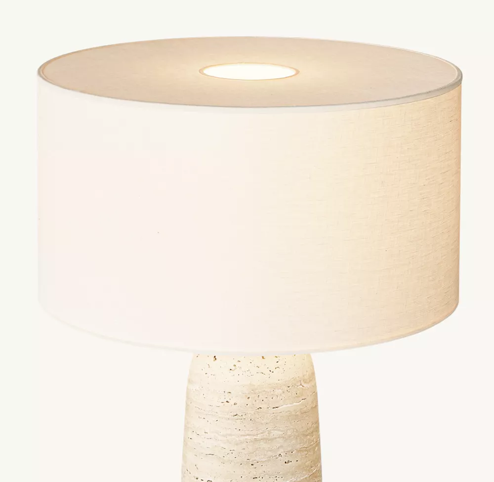 SAREZZO STONE TAPERED TABLE LAMP - Image 1