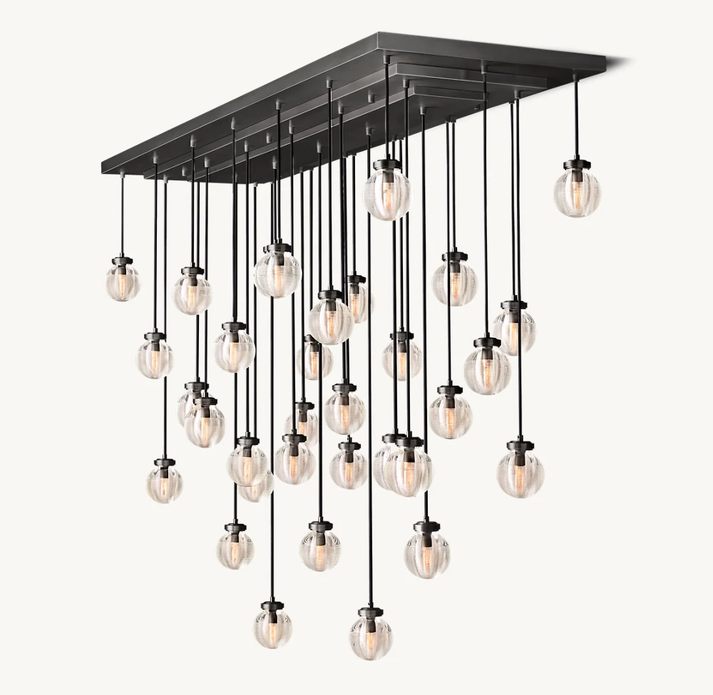 PEARL RECTANGULAR CHANDELIER 72