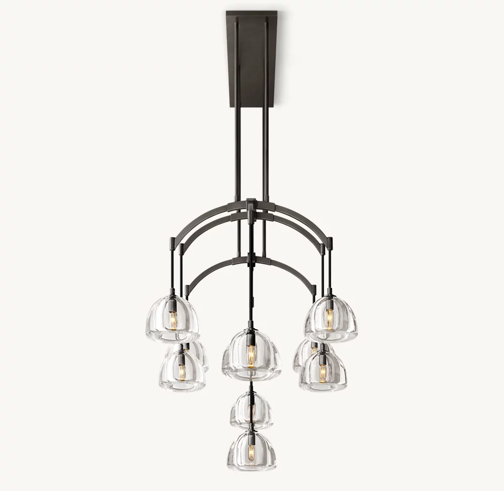 HEMISPHERE LINEAR CHANDELIER 54