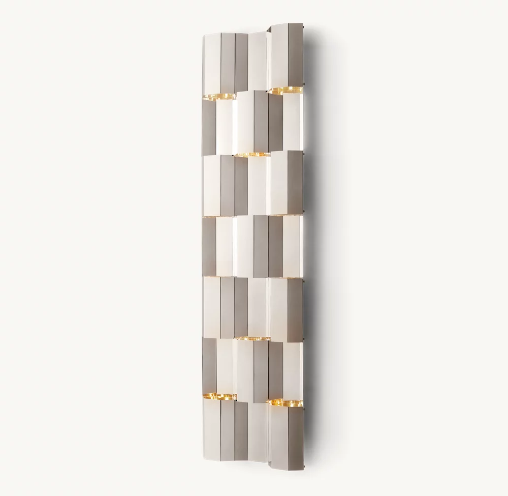 MODERNIST GRID GRAND SCONCE - Image 2