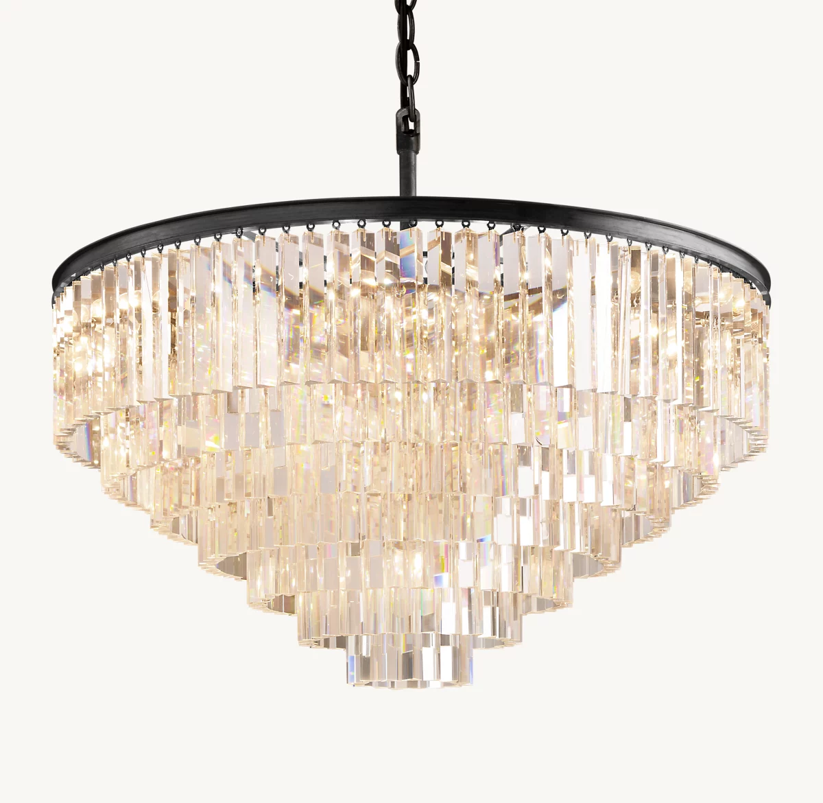 1920S ODEON ROUND CHANDELIER 44