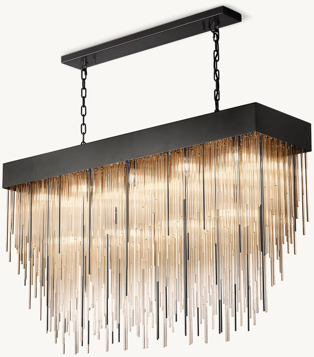 CASCADA RECTANGULAR CHANDELIER 54