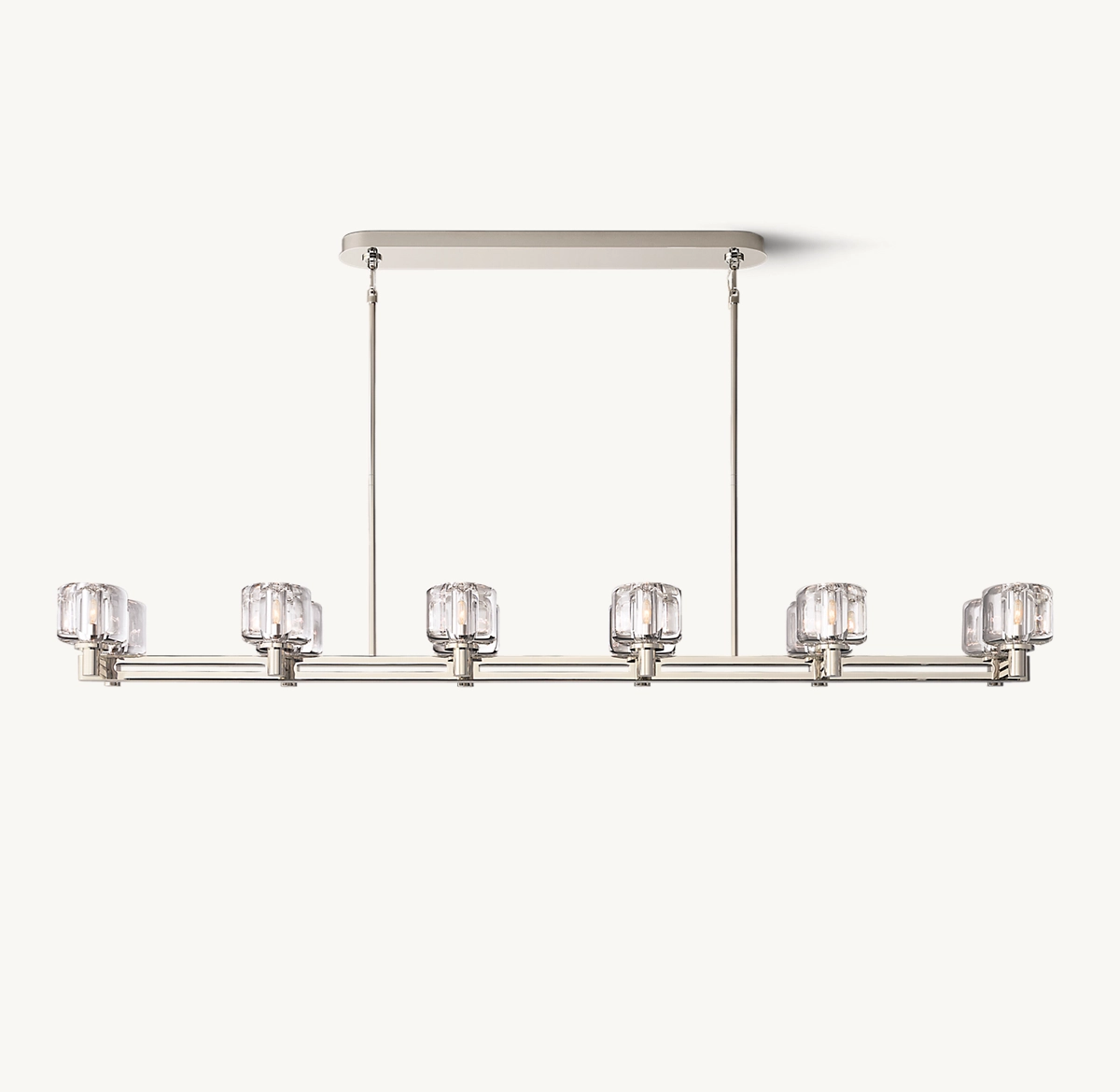 DEMARET DOUBLE LINEAR CHANDELIER 72