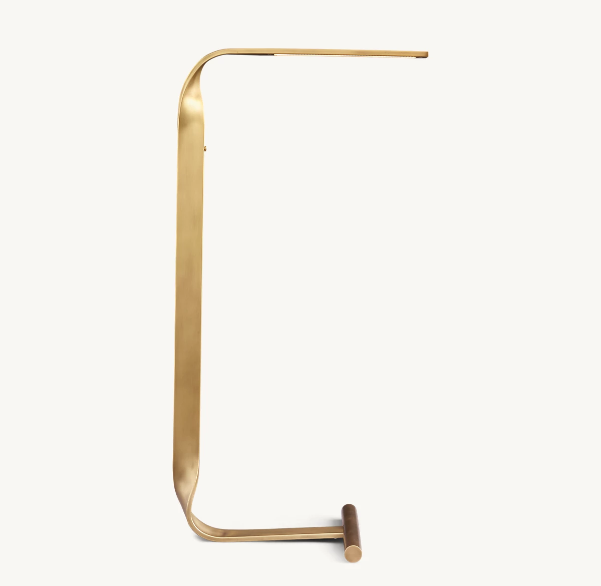 RIBBON FLOOR LAMP - Lacquered Burnished Brass