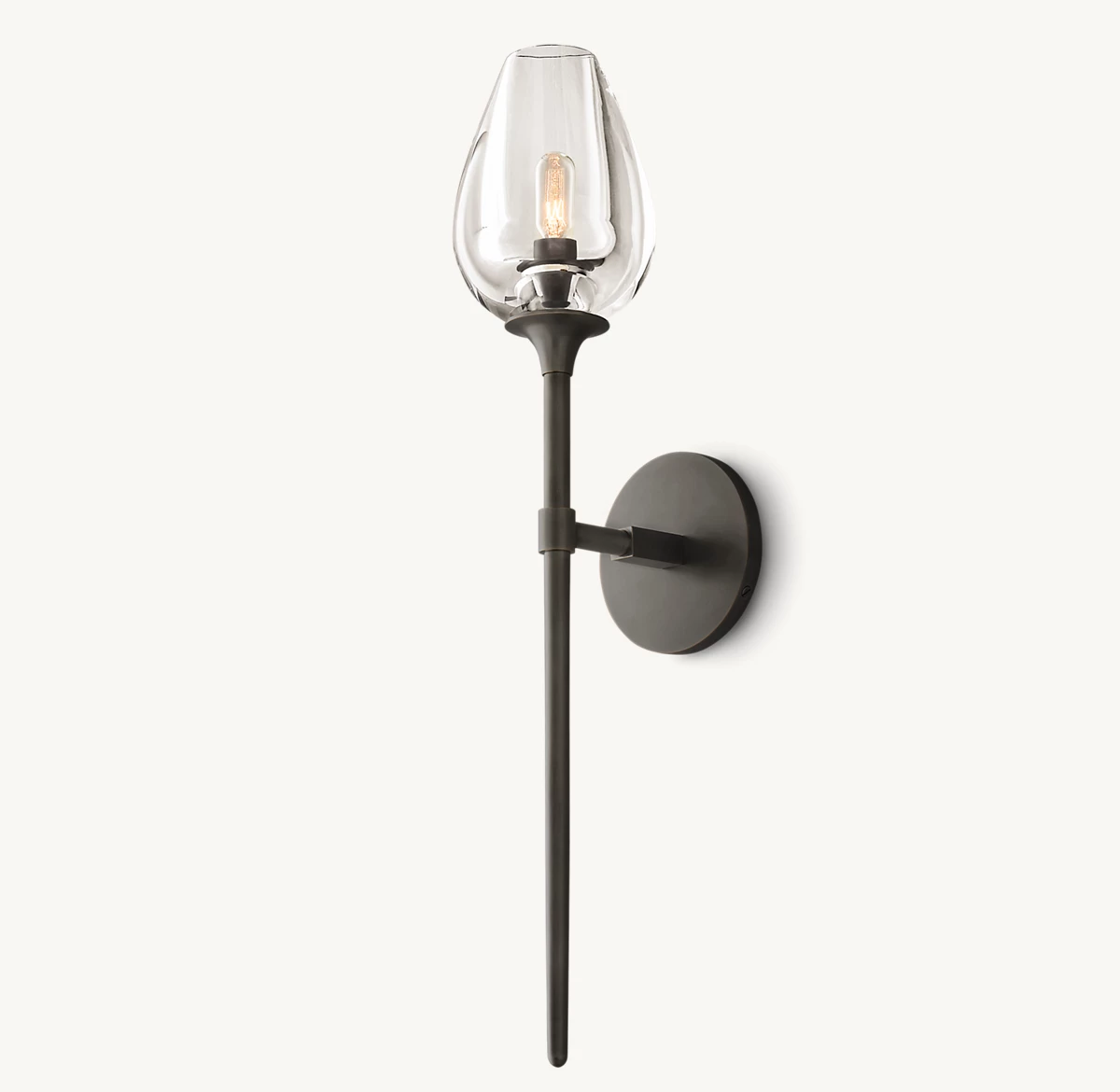 TULIP GRAND SCONCE - Bronze