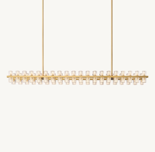 ARCACHON LED RECTANGULAR CHANDELIER 72