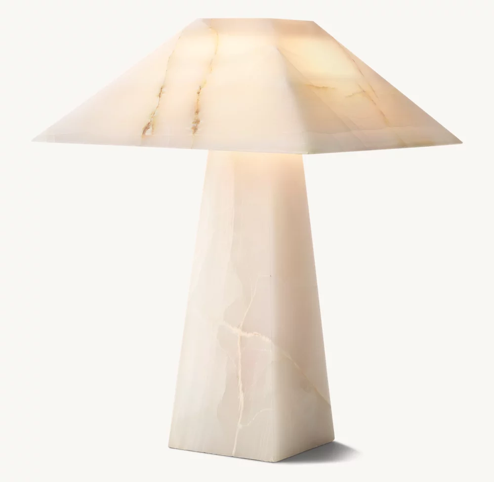 Mycena Obelisk Stone Table Lamp - Image 4