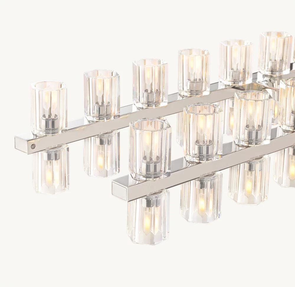ARCACHON LED RECTANGULAR CHANDELIER 72
