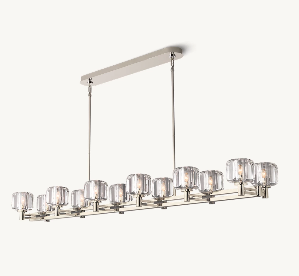 DEMARET DOUBLE LINEAR CHANDELIER 72