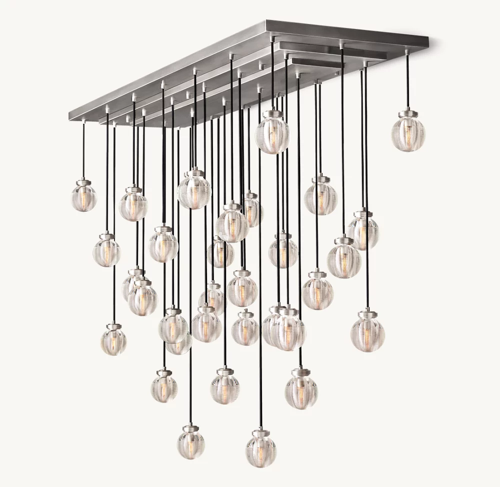 PEARL RECTANGULAR CHANDELIER 72