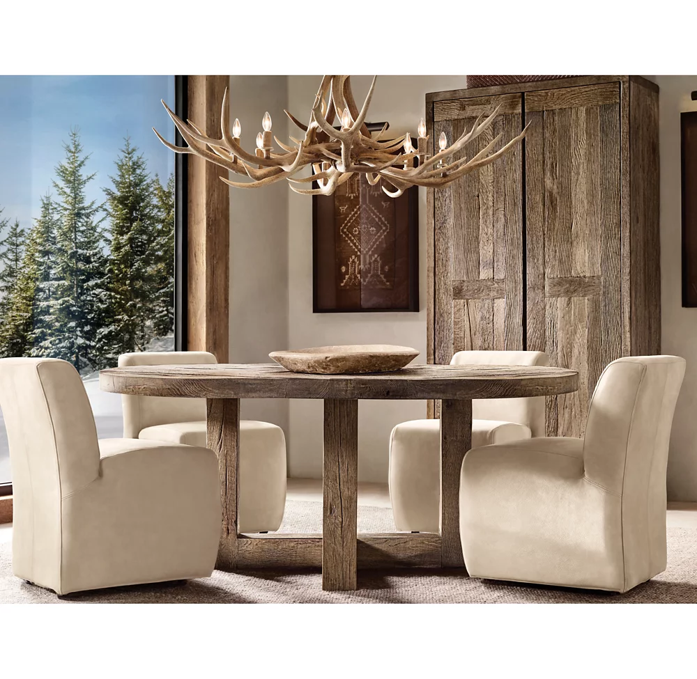 NATURAL ANTLER CHANDELIER 48