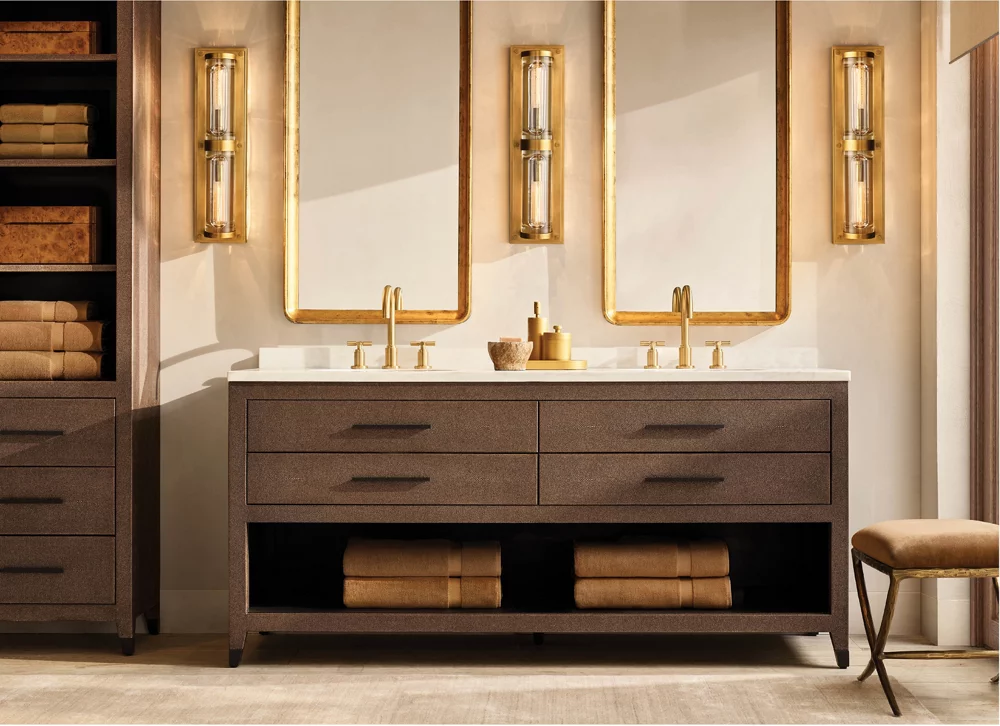 SAVILE ROUND LINEAR SCONCE - Image 1